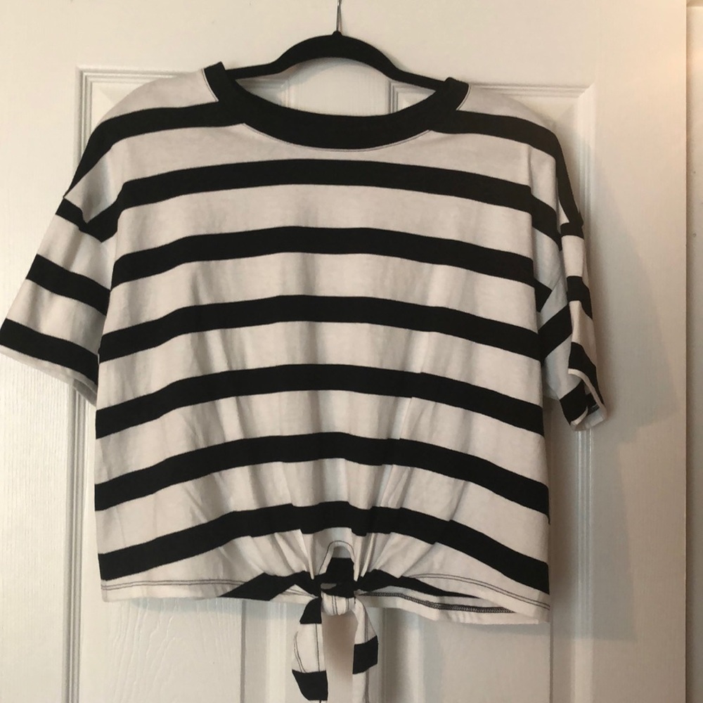 Strip Crop Tee